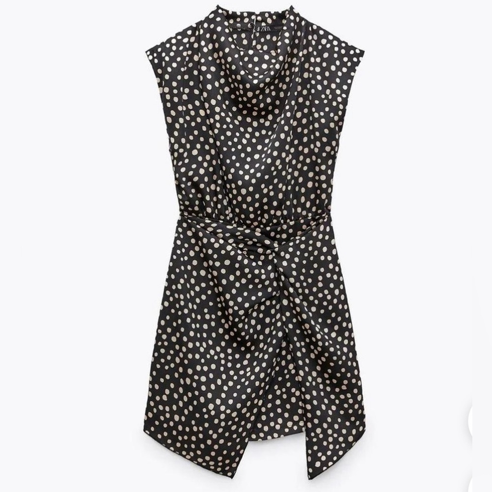 Zara Mini Dress - Black & Cream